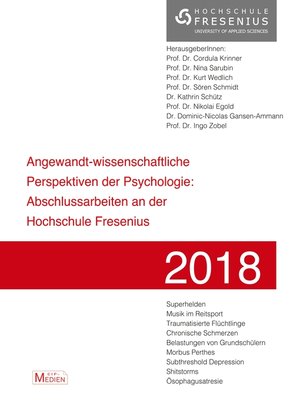 cover image of Angewandt-wissenschaftliche Perspektiven der Psychologie